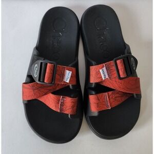 Chaco Chillo Fat Tire Women's size 5 Red slides shoes Sandals